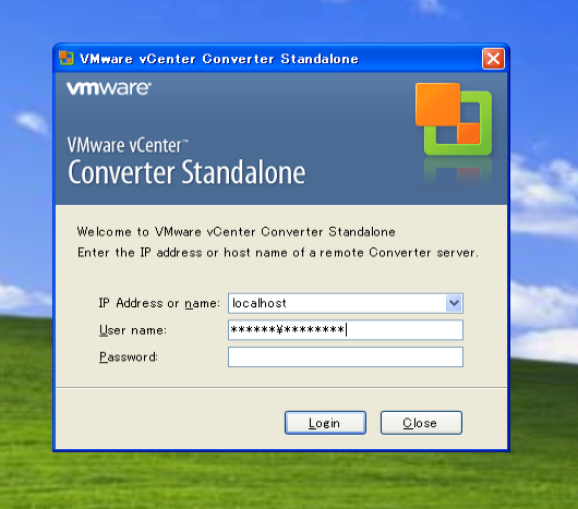 VMware vCenter Converter画面_変